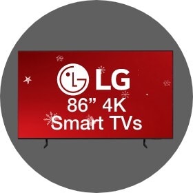 Big Savings 86 Inch LG 4K Smart TVs